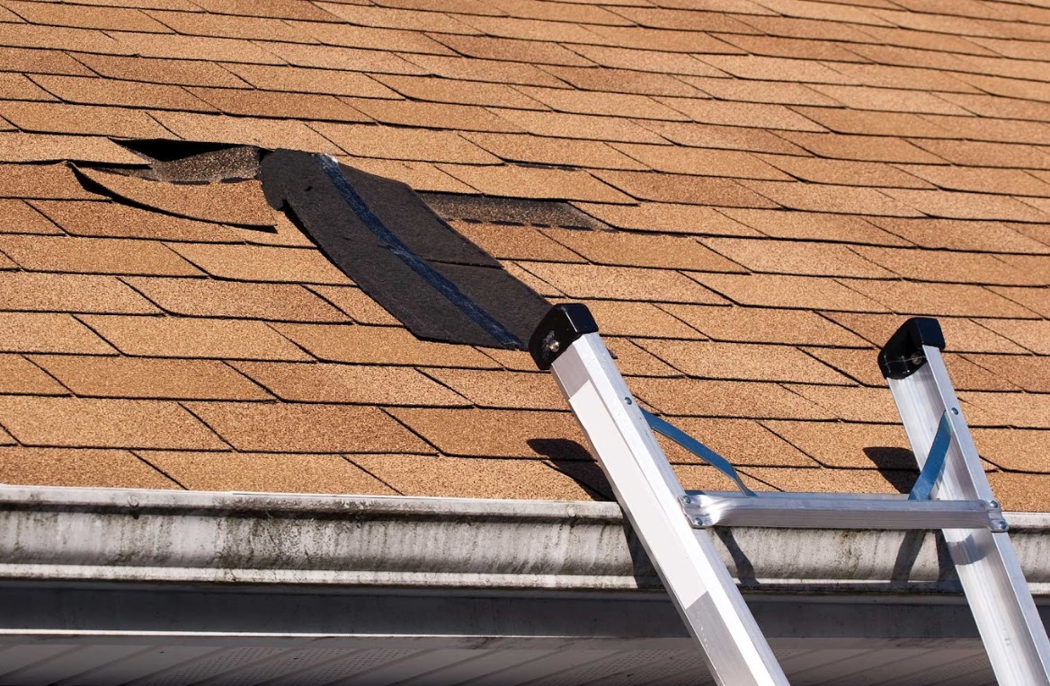 what to do if a storm damages your roof in Gaithersburg